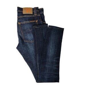 Nudie Jeans Tube Tom Men’s 27x34 Blue Denim Jeans Slim Skinny Leg